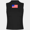 Women's high neck crop vest Thumbnail