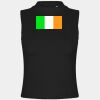 Women's high neck crop vest Thumbnail