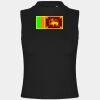 Women's high neck crop vest Thumbnail