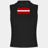 Women's high neck crop vest Thumbnail