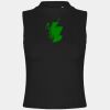 Women's high neck crop vest Thumbnail