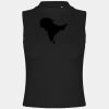 Women's high neck crop vest Thumbnail