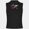 Women's high neck crop vest Thumbnail