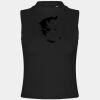 Women's high neck crop vest Thumbnail