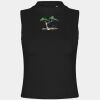 Women's high neck crop vest Thumbnail