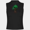 Women's high neck crop vest Thumbnail