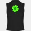 Women's high neck crop vest Thumbnail