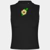 Women's high neck crop vest Thumbnail