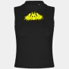Women's high neck crop vest Thumbnail
