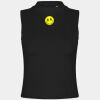 Women's high neck crop vest Thumbnail