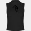 Women's high neck crop vest Thumbnail