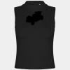 Women's high neck crop vest Thumbnail