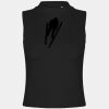 Women's high neck crop vest Thumbnail