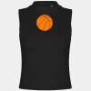 Women's high neck crop vest Thumbnail