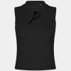 Women's high neck crop vest Thumbnail