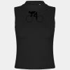 Women's high neck crop vest Thumbnail