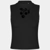 Women's high neck crop vest Thumbnail