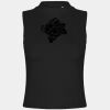 Women's high neck crop vest Thumbnail