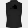 Women's high neck crop vest Thumbnail