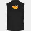 Women's high neck crop vest Thumbnail