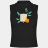 Women's high neck crop vest Thumbnail