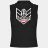 Women's high neck crop vest Thumbnail