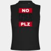 Women's high neck crop vest Thumbnail