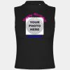 Women's high neck crop vest Thumbnail