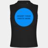Women's high neck crop vest Thumbnail