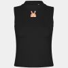 Women's high neck crop vest Thumbnail