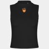 Women's high neck crop vest Thumbnail