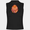 Women's high neck crop vest Thumbnail