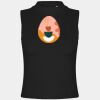 Women's high neck crop vest Thumbnail