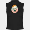 Women's high neck crop vest Thumbnail