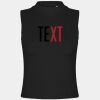 Women's high neck crop vest Thumbnail