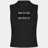 Women's high neck crop vest Thumbnail