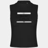 Women's high neck crop vest Thumbnail