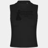 Women's high neck crop vest Thumbnail