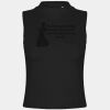 Women's high neck crop vest Thumbnail