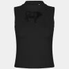 Women's high neck crop vest Thumbnail