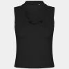 Women's high neck crop vest Thumbnail