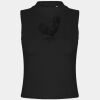 Women's high neck crop vest Thumbnail