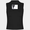 Women's high neck crop vest Thumbnail