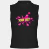 Women's high neck crop vest Thumbnail