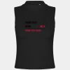 Women's high neck crop vest Thumbnail