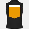 Women's high neck crop vest Thumbnail