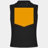 Women's high neck crop vest Thumbnail