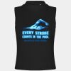 Women's high neck crop vest Thumbnail