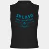Women's high neck crop vest Thumbnail