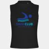 Women's high neck crop vest Thumbnail